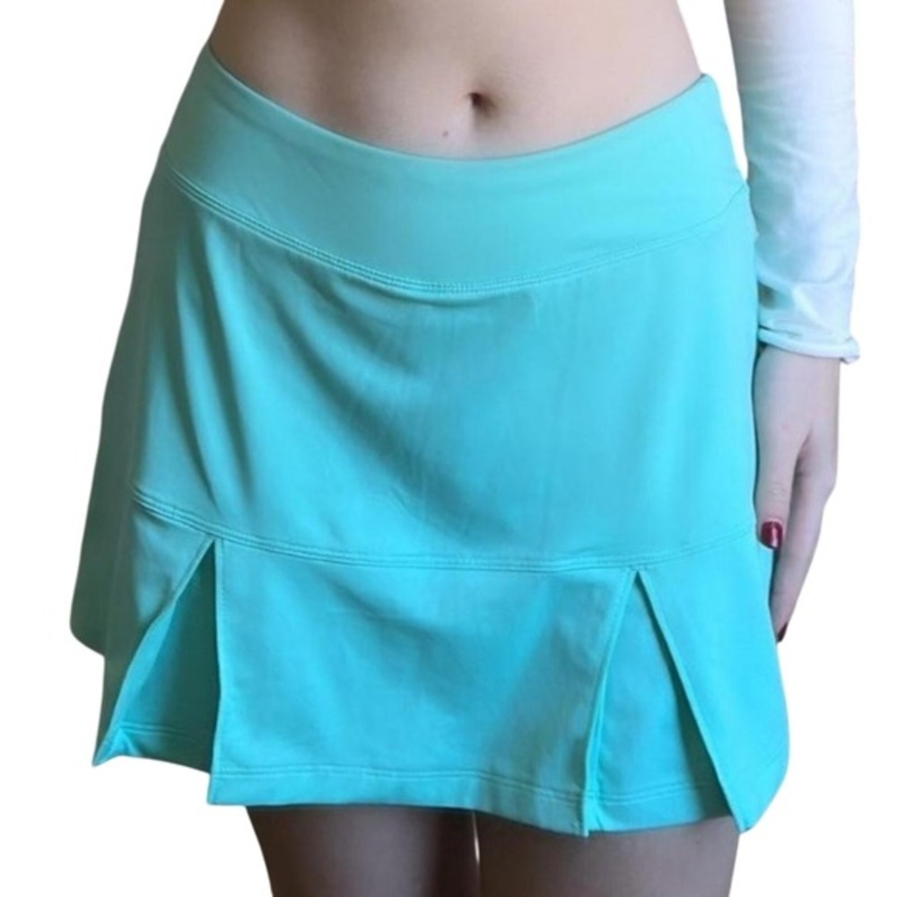 Nike Court Victory Tennis Skirt Light‎ Aqua Blue Pleated Skort AV3651-434 Womens
